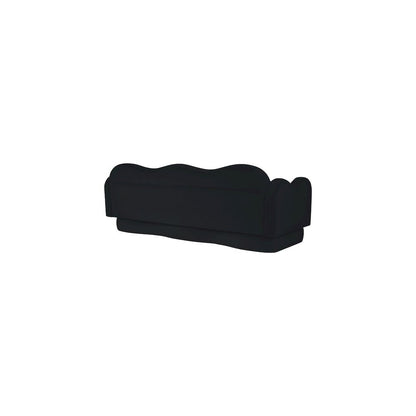 Bloom Black Velvet Sofa