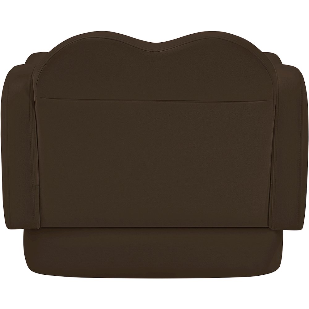 Bloom Brown Velvet Chair