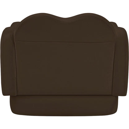 Bloom Brown Velvet Chair