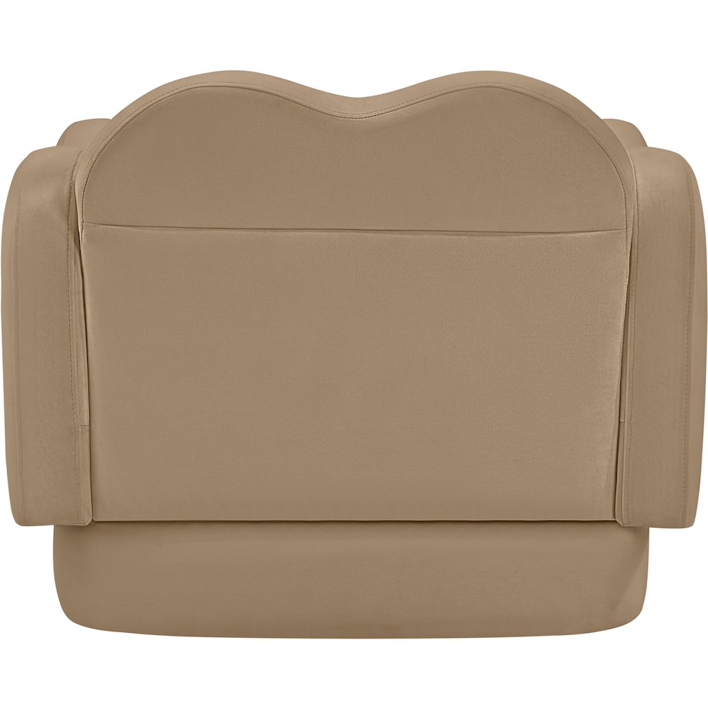 Bloom Camel Velvet Chair
