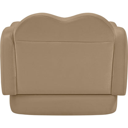 Bloom Camel Velvet Chair