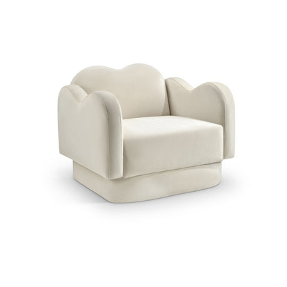 Bloom Cream Velvet Chair