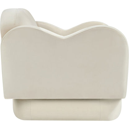 Bloom Cream Velvet Chair