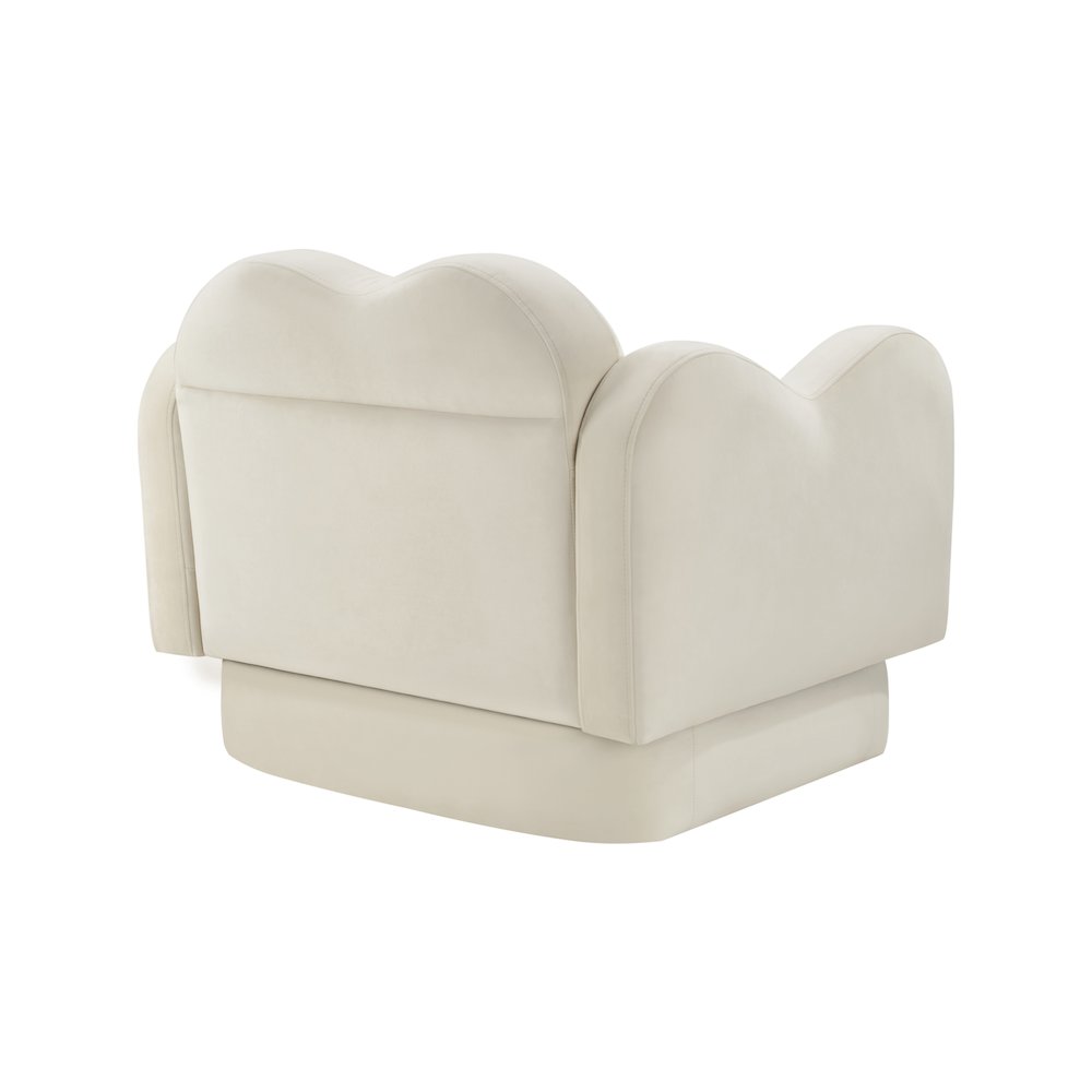 Bloom Cream Velvet Chair