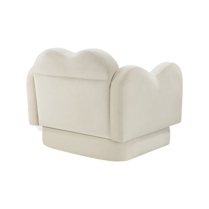 Bloom Cream Velvet Chair