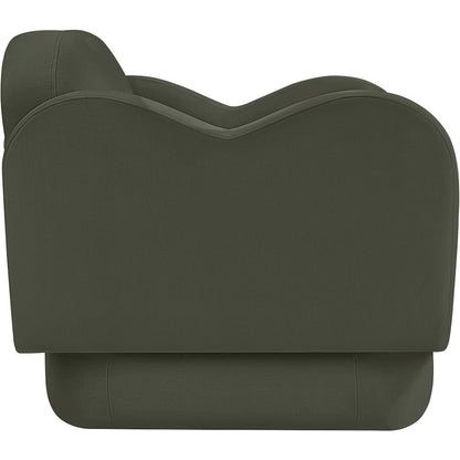Bloom Green Velvet Chair