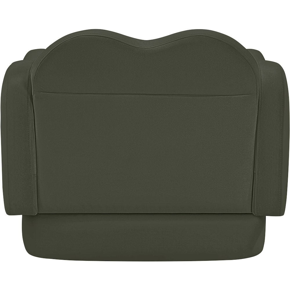 Bloom Green Velvet Chair