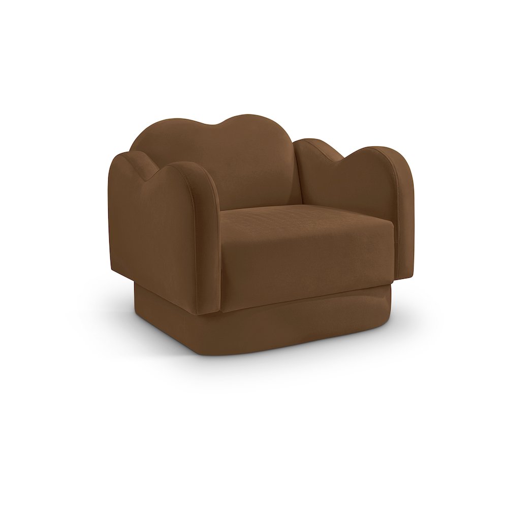 Bloom Saddle Velvet Chair