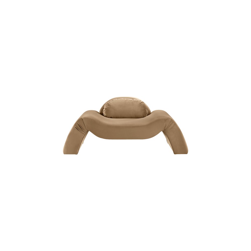 Austin Beige Velvet Chair