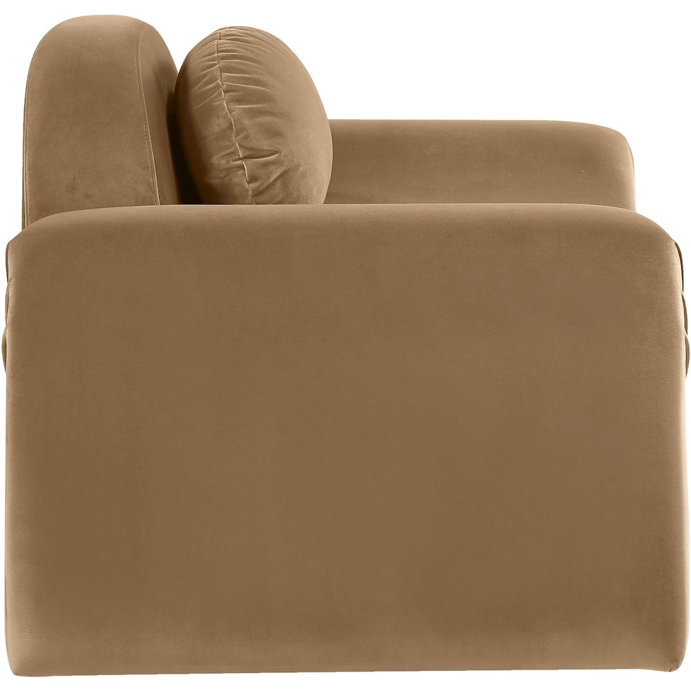 Austin Beige Velvet Chair