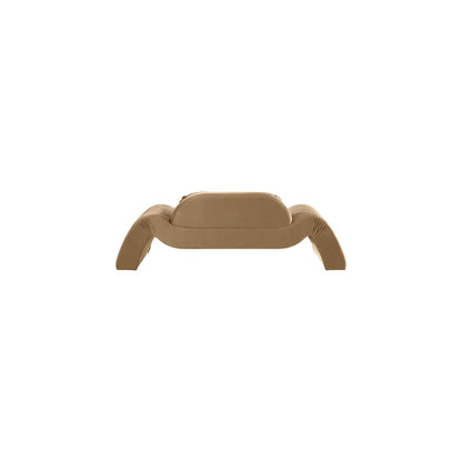 Austin Beige Velvet Loveseat
