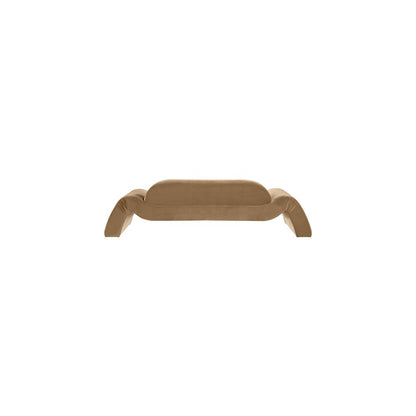 Austin Beige Velvet Sofa