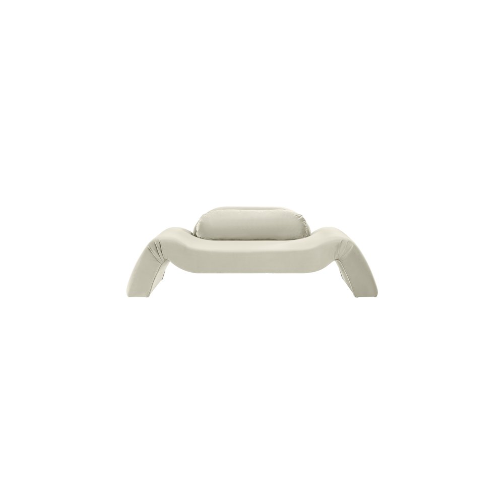 Austin Cream Velvet Loveseat