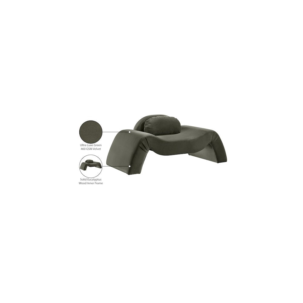 Austin Green Velvet Chair