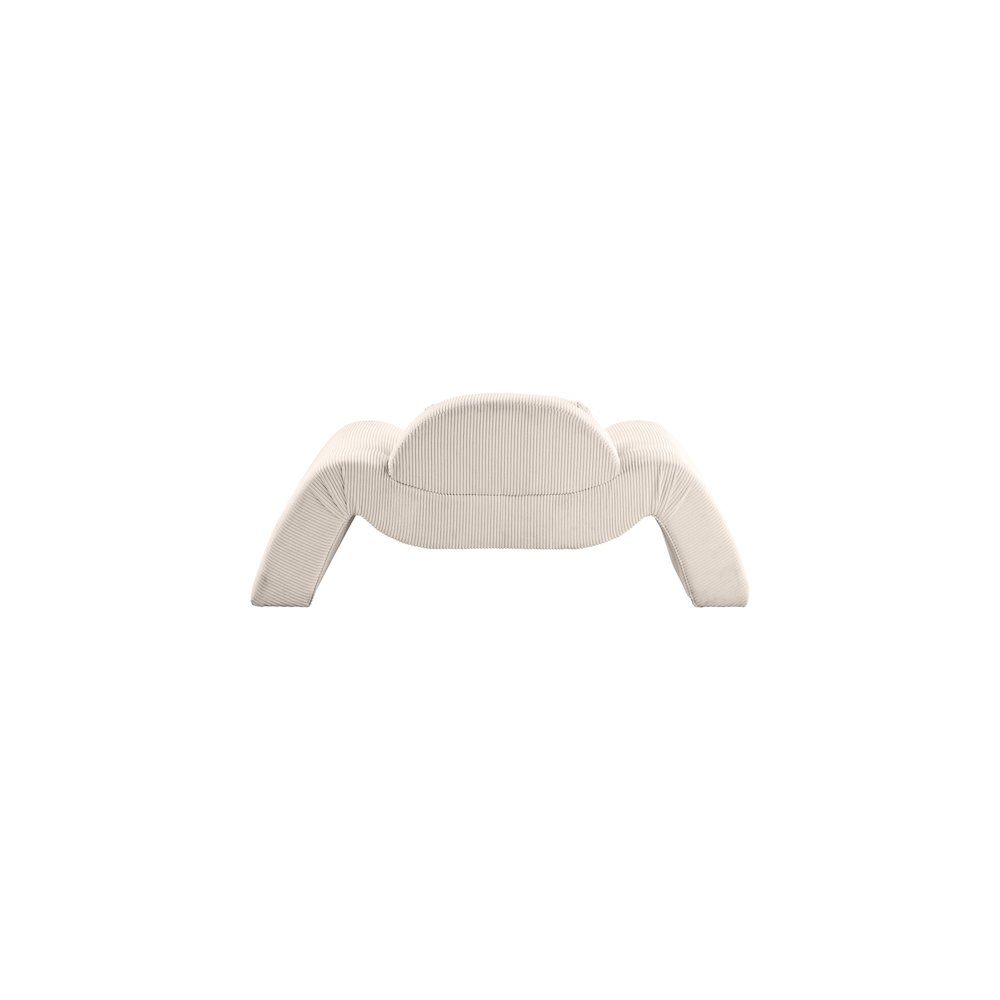 Austin Beige Corduroy Fabric Chair