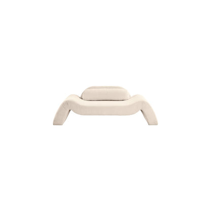 Austin Beige Corduroy Fabric Loveseat