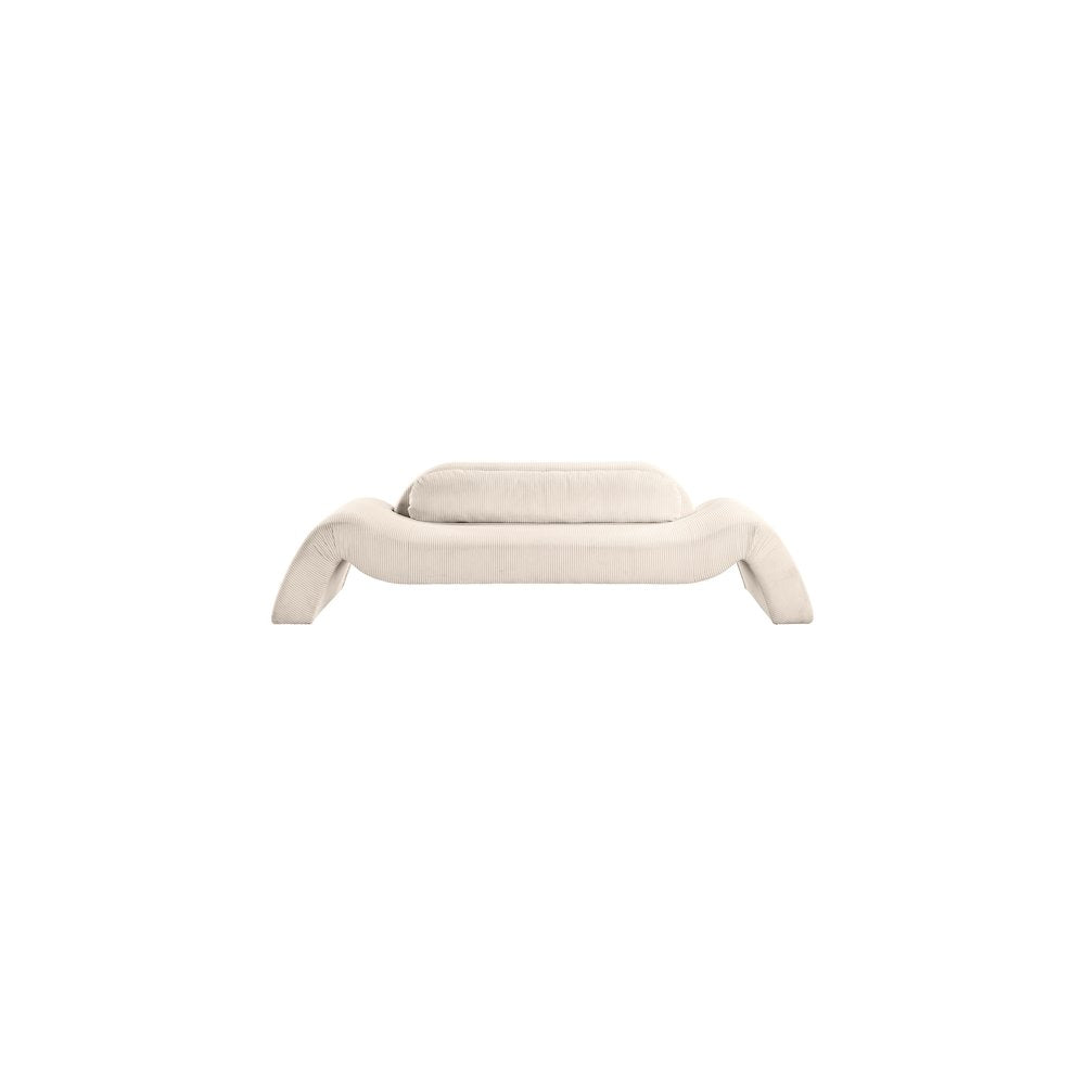 Austin Beige Corduroy Fabric Sofa