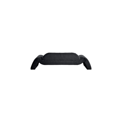 Austin Black Corduroy Fabric Sofa