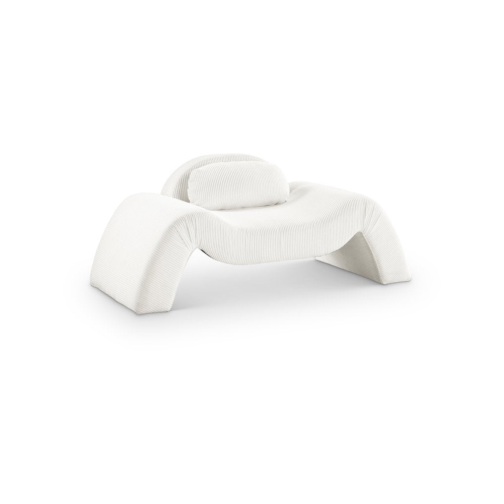 Austin Cream Corduroy Fabric Chair