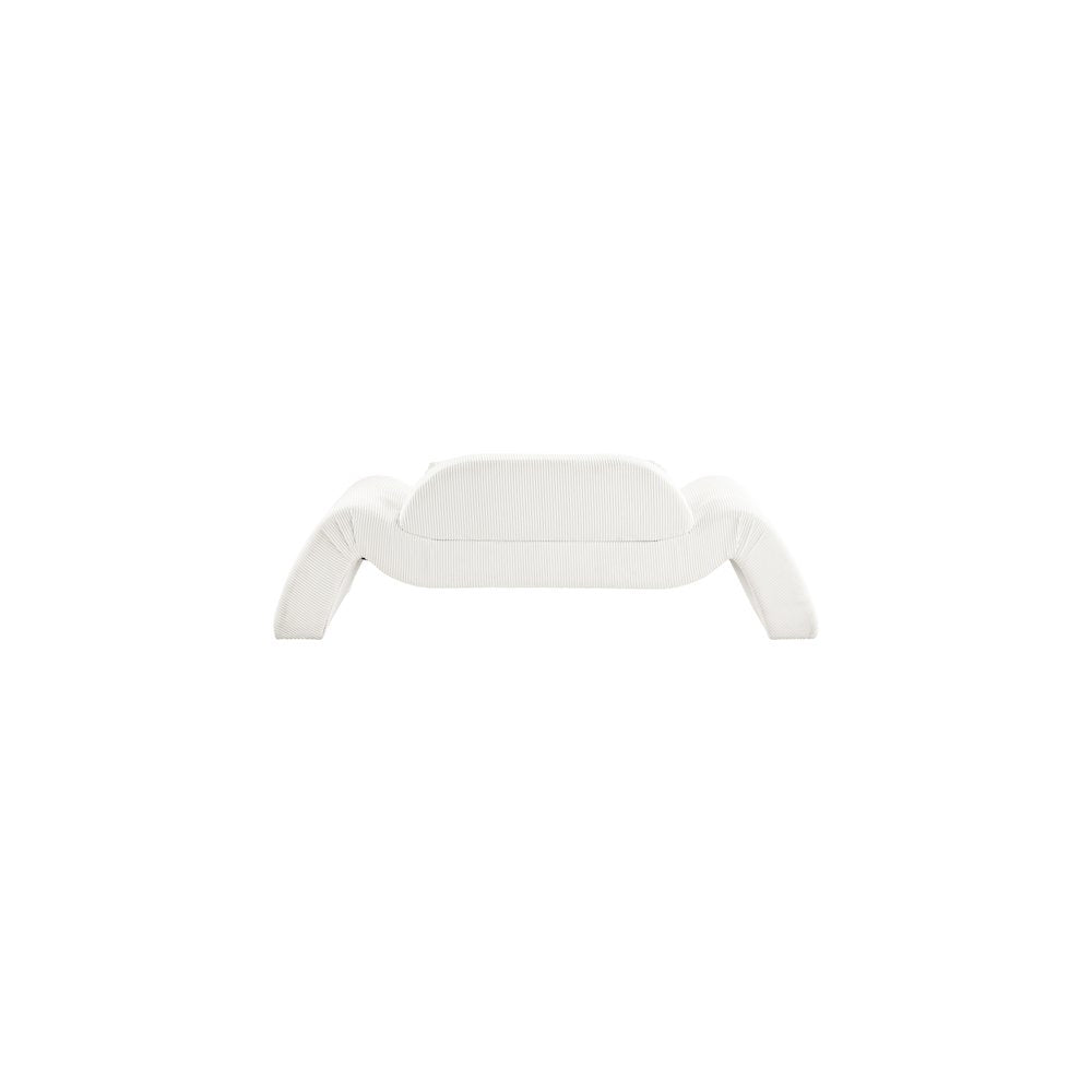 Austin Cream Corduroy Fabric Loveseat
