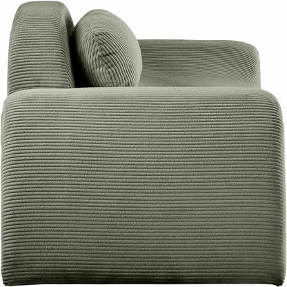 Austin Green Corduroy Fabric Chair