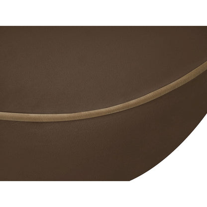 Swerve Brown Velvet Upholstered Chair