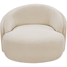 Caspian Beige Chenille Fabric Upholstered Chair