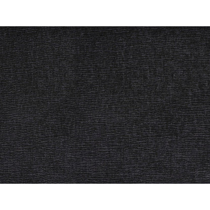 Caspian 79" Black Chenille Fabric Upholstered Loveseat