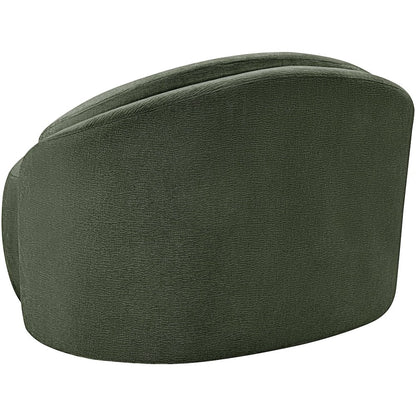 Caspian Green Chenille Fabric Upholstered Chair