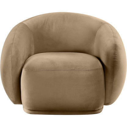 Emery Beige Velvet Chair