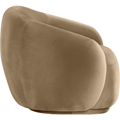 Emery Beige Velvet Chair