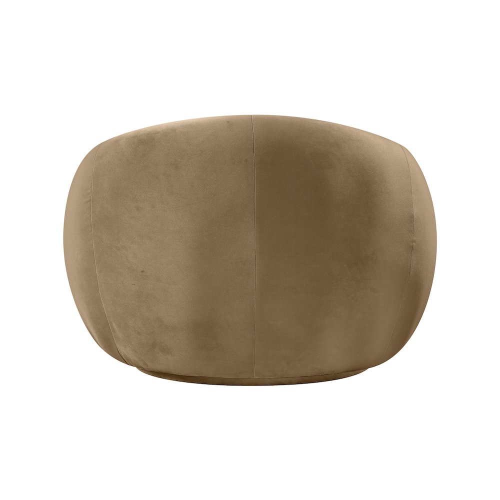 Emery Beige Velvet Chair
