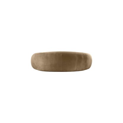 Emery 93" Beige Velvet Upholstered Sofa