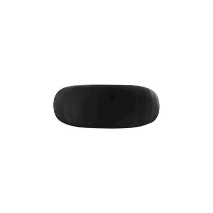 Emery Black Velvet Loveseat