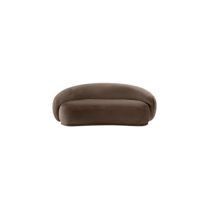Emery Brown Velvet Loveseat