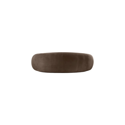 Emery 93" Brown Velvet Upholstered Sofa