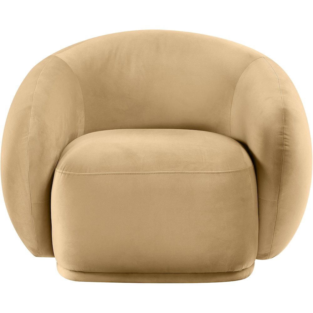 Emery Camel Velvet Chair