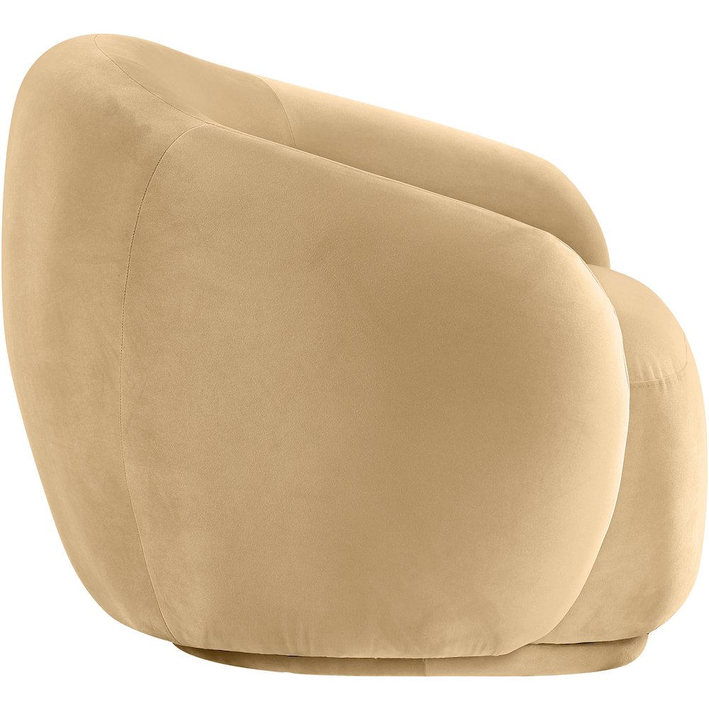 Emery Camel Velvet Chair