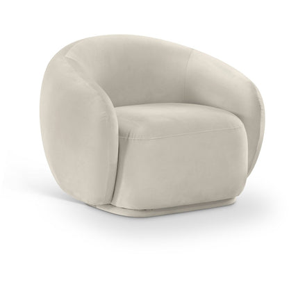Emery Cream Velvet Chair
