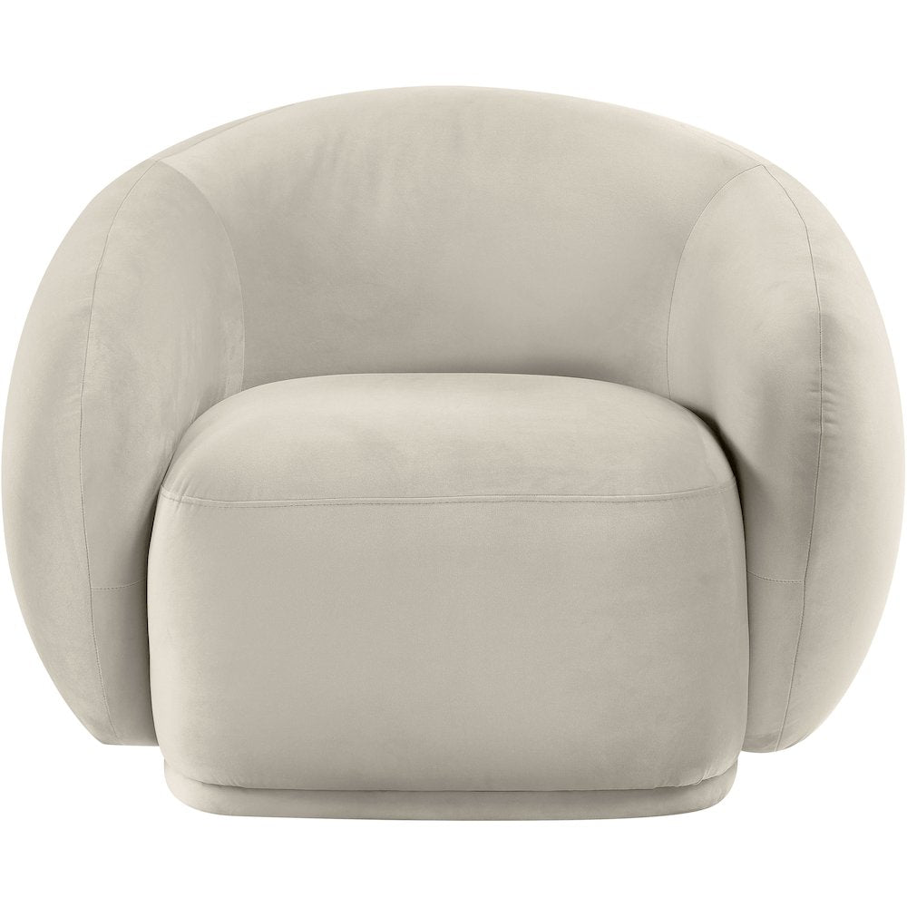 Emery Cream Velvet Chair