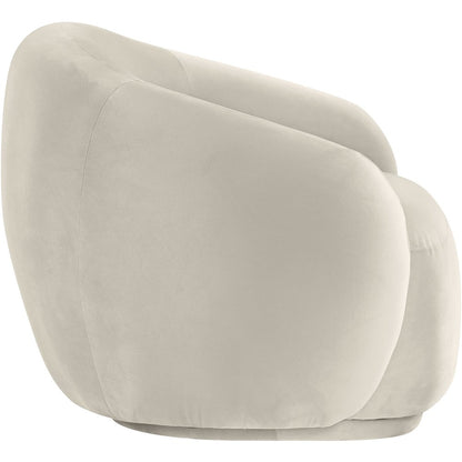 Emery Cream Velvet Chair