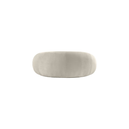 Emery Cream Velvet Loveseat