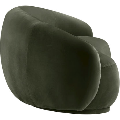 Emery Green Velvet Loveseat