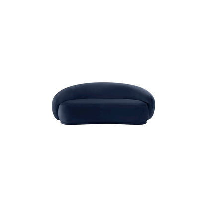 Emery Navy Velvet Loveseat