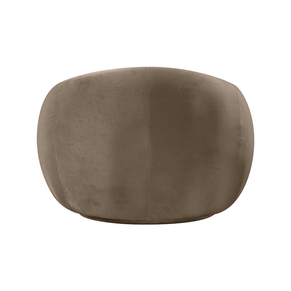 Emery Taupe Velvet Chair