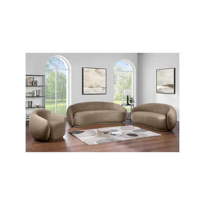 Emery Taupe Velvet Chair