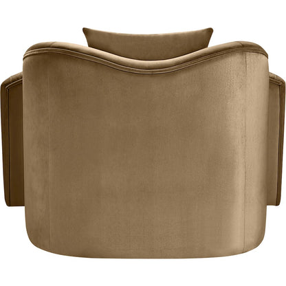 Destin Beige Velvet Chair