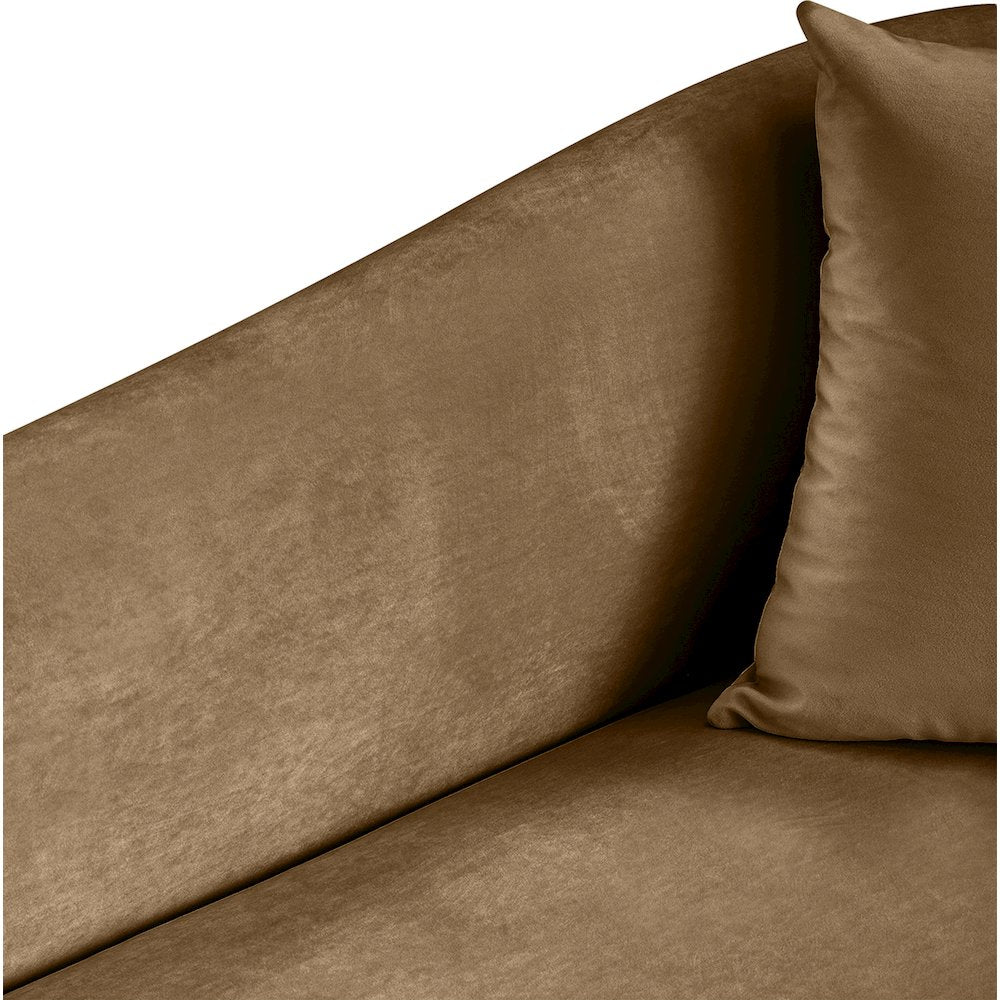 Destin Beige Velvet Chair