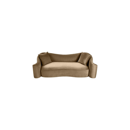 Destin Beige Velvet Sofa