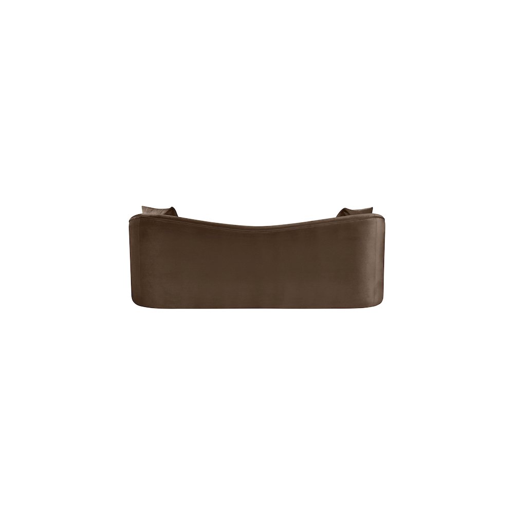 Destin Brown Velvet Sofa